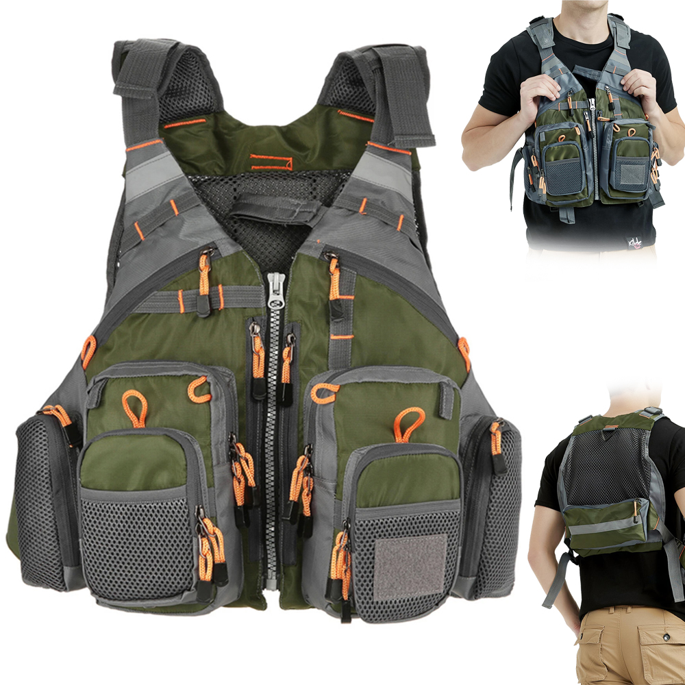 Kamizelka wędkarska spinningowa muchowa na ryby wędkarstwo spinn