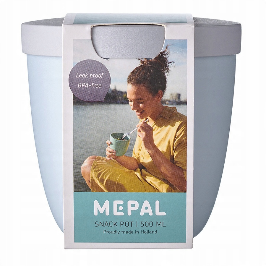 

Pojemnik na sałatkę 500ml Mepal niebieski Bpa free