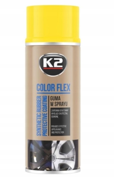 K2 FLEX PŁYNNA GUMA W SPRAYU FOLIA ŻÓŁTA 400 ML