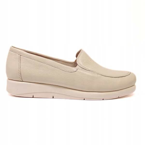 Dámské nazouvací polobotky Caprice 9-24750 kožené béžové r40