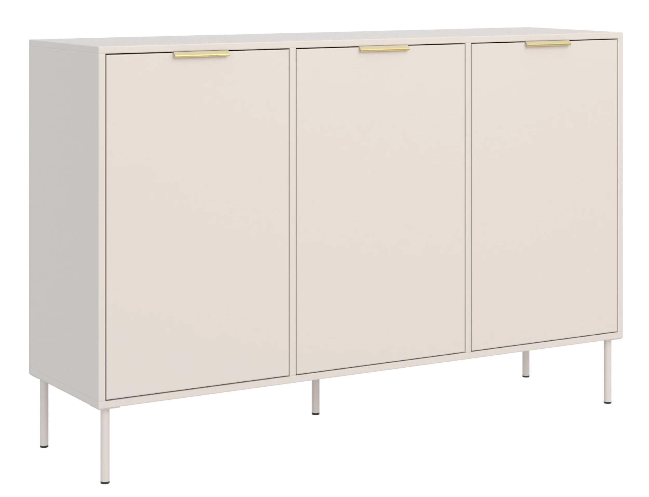 Třídveřová komoda Vena 150 cm, kašmír