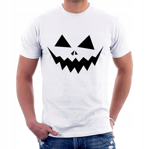 

Halloween Koszulka Męska T-shirt Party Dynia XXL