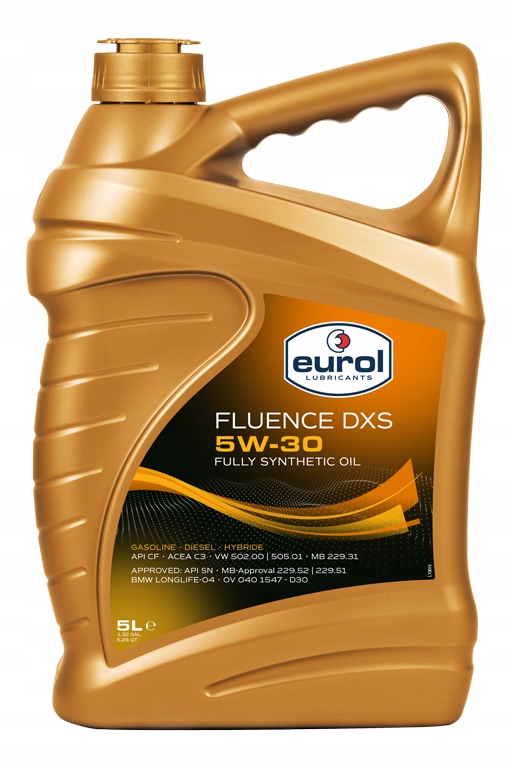 

Eurol Fluence Dxs 5W30 5L LL04 DEXOS2 Vw 505.01