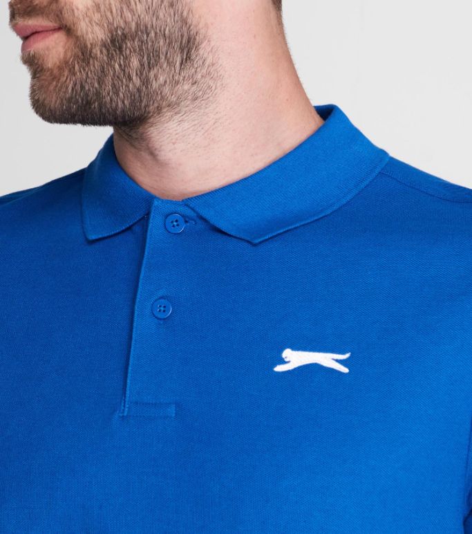 SLAZENGER Koszulka Polo T-shirt 12 kolorów tu: 4XL Wzór dominujący logo