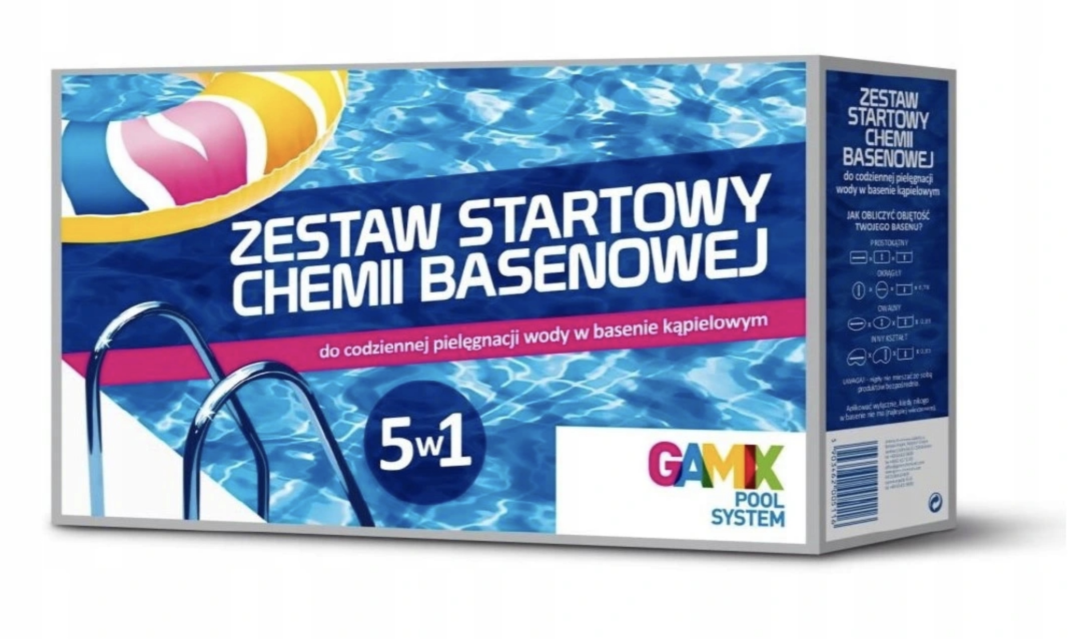 

Chemia Basenowa do Basenów Zestaw Startowy Gamix 5