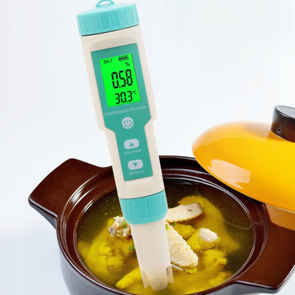 PRZENOŚNY TESTER JAKOŚCI WODY 7w1 Z PODŚWIETLENIEM Model ANLL2