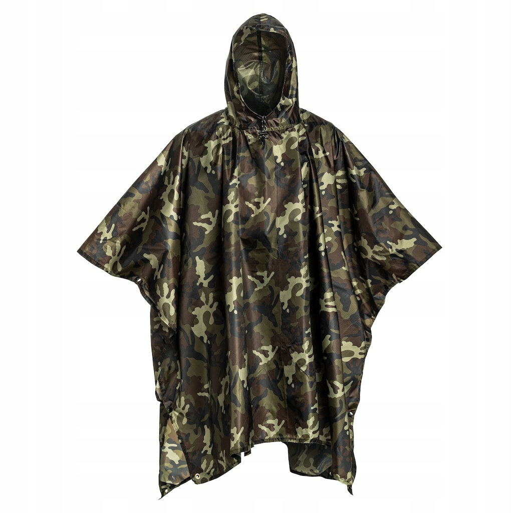 Pončo Pláštěnka maskáčový Badger Outdoor Rain Poncho Woodland