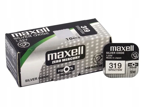 Bateria srebrowa Maxell 319 / SR527SW / SR64 (1szt.)