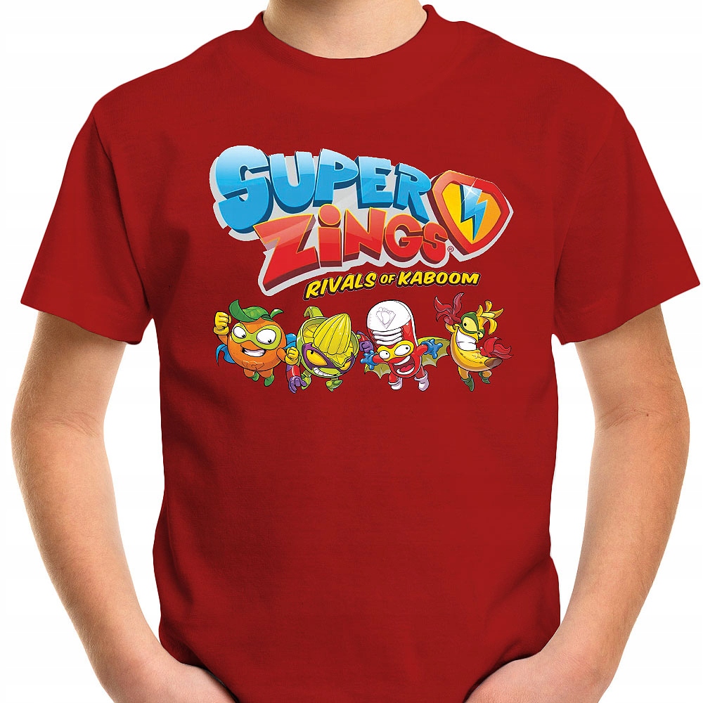 T-SHIRT KOSZULKA DLA DZIECKA SUPER ZINGS 140 SUPER JAKOŚĆ