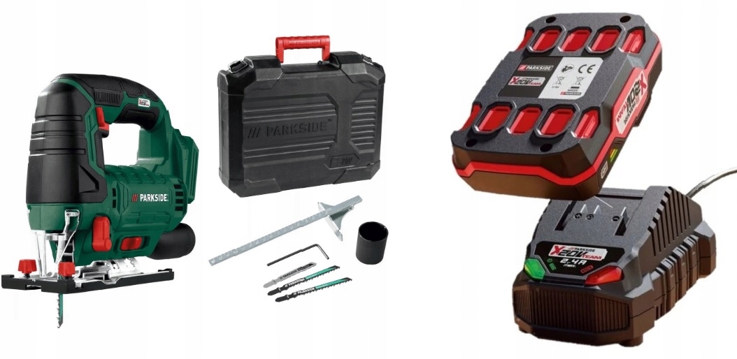 Wyrzynarka Parkside Pstda 20-Li Akumulator 2Ah i Ładowarka X 20 V Team