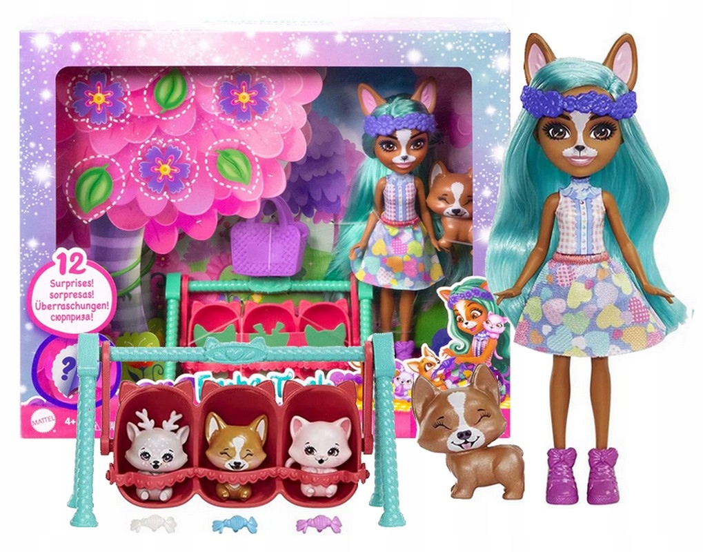 

Enchantimals Lalka Baby Best Friends Crizia Corgi