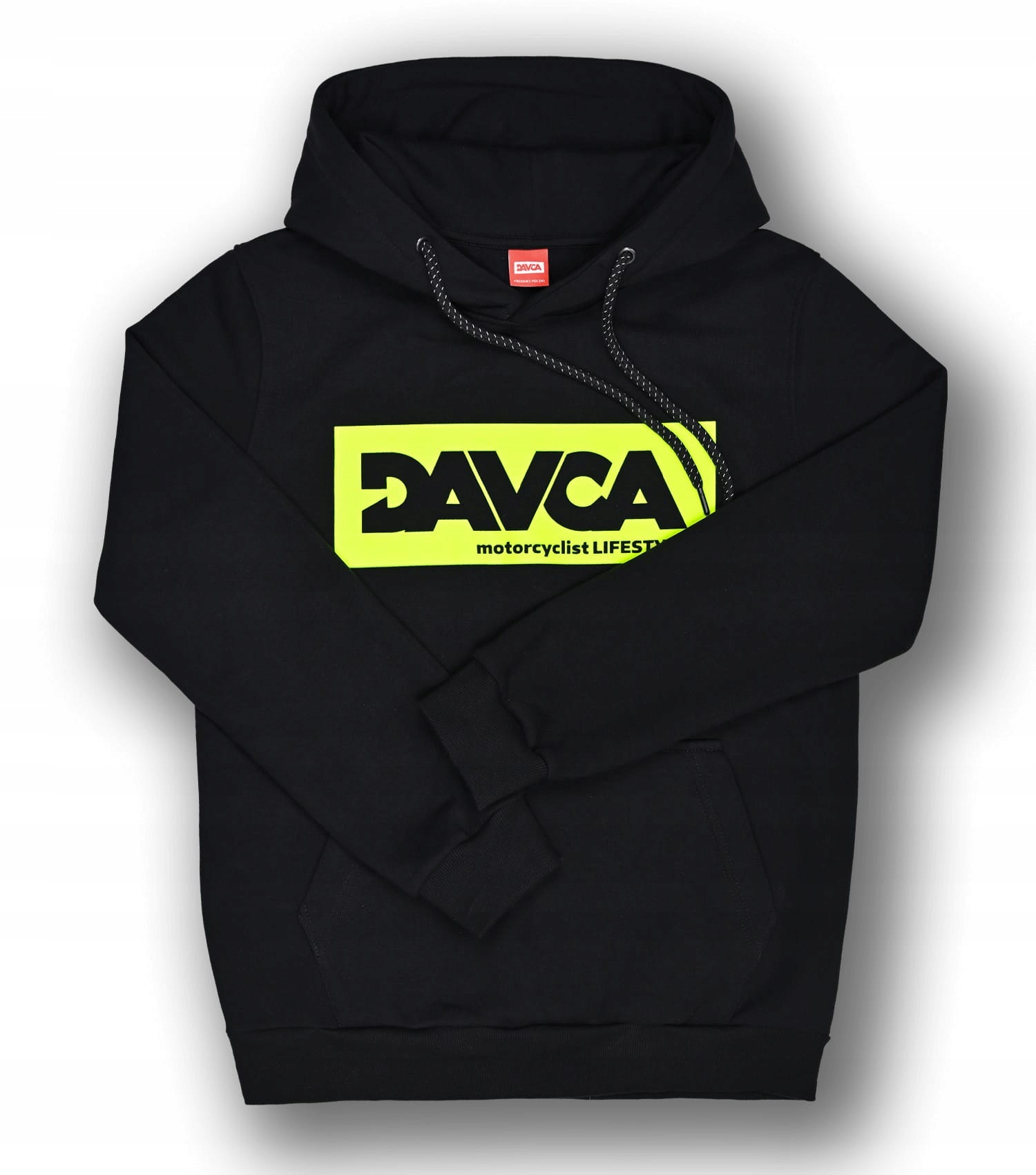 Mikina Davca Black Logo Fluo XL