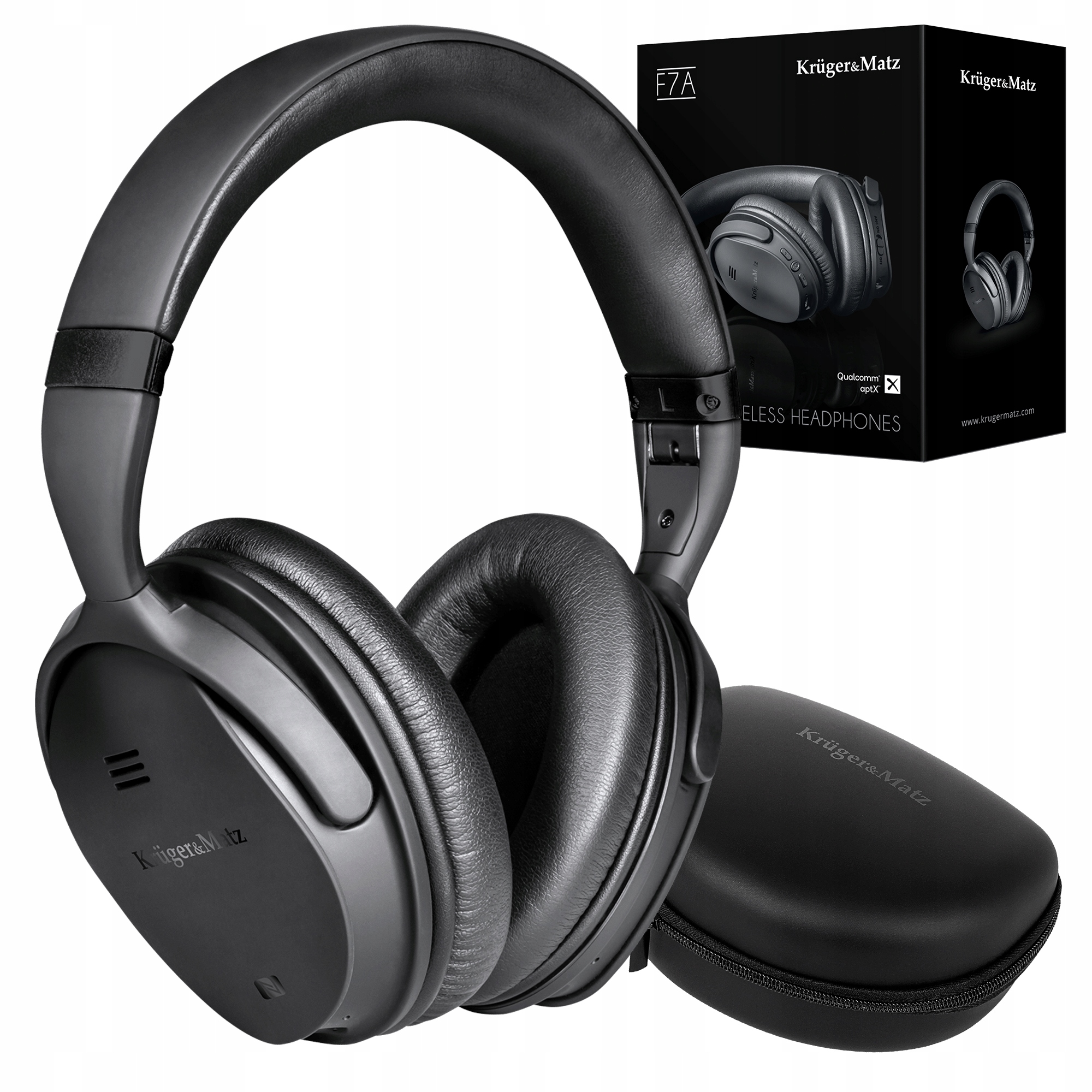 Kruger&Matz F7A Bezdrátová sluchátka do uší s Bluetooth Anc