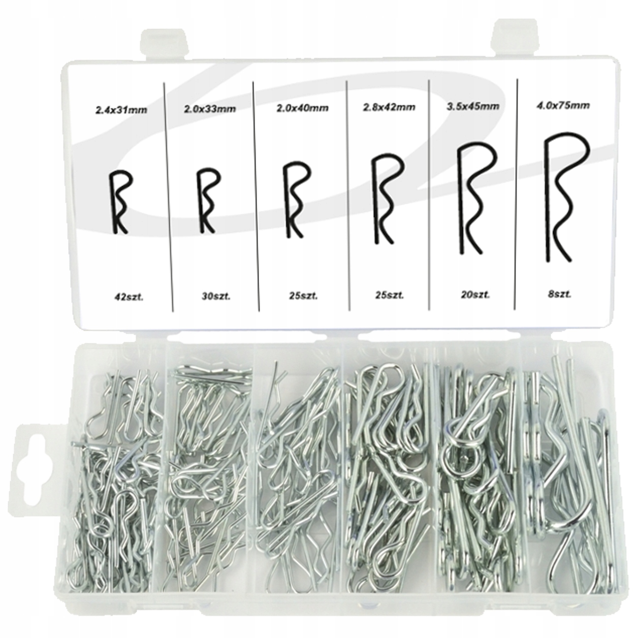 ZAWLECZKI SPRĘŻYNOWE ZESTAW ZAWLECZEK SPRĘŻYNOWYCH