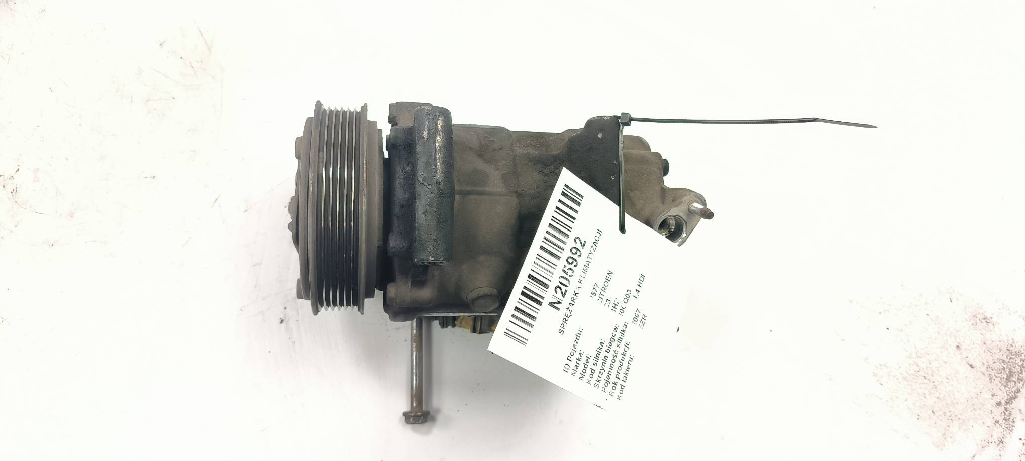 Klimakompressor klimaanlage 9655191680 CITROEN C3