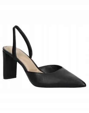 Aldo Lodičky Se Zapínáním Na Pásek Černé S Koženým Podpatkem 41 T7G