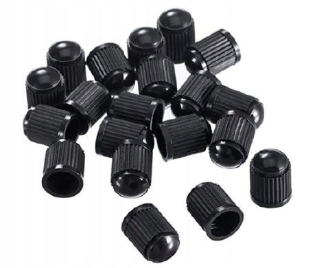 Kapturek Nakrętka Zaworu Wentyla do Kół Czarna