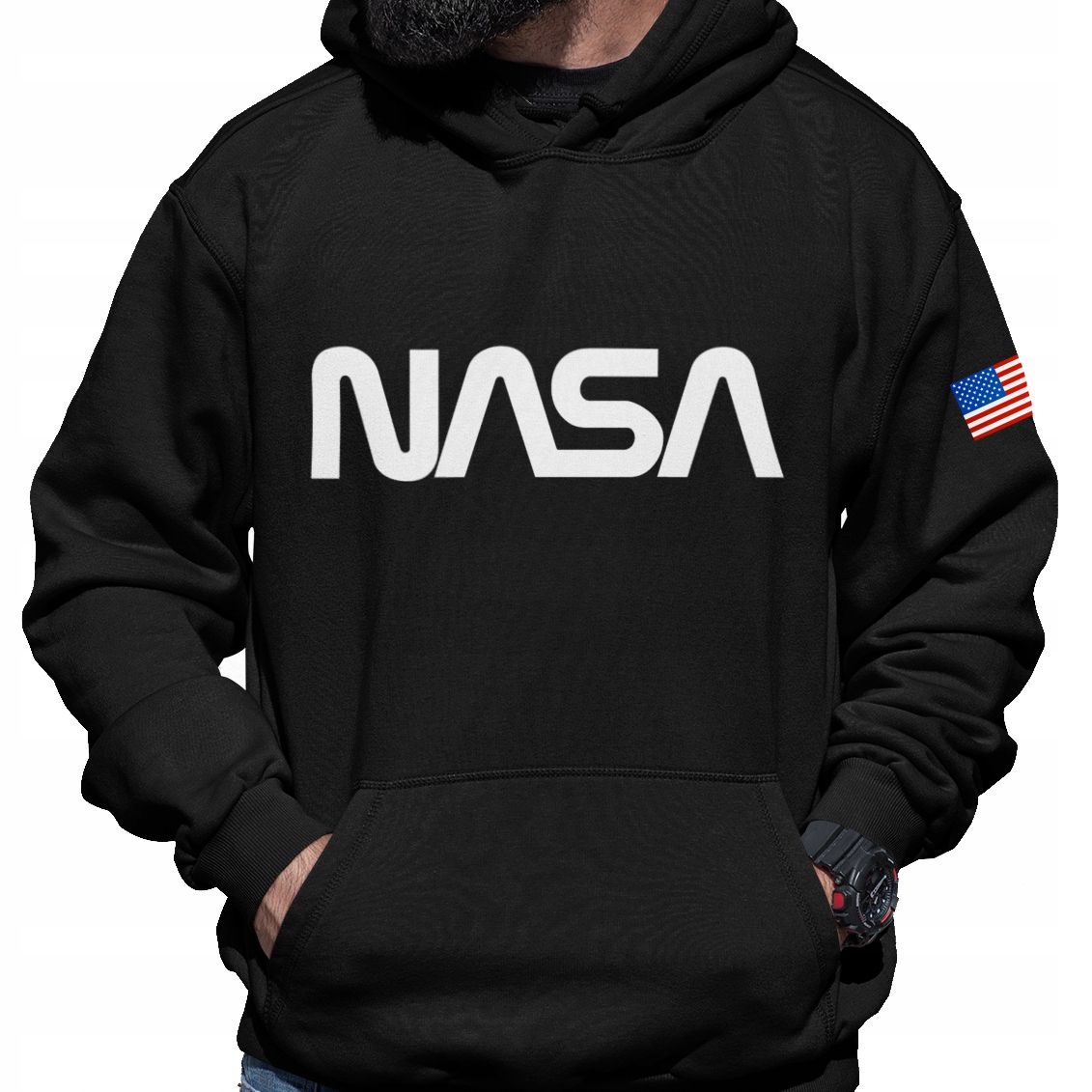

Bluza Nasa Kosmos Space X Męska Z Kapturem