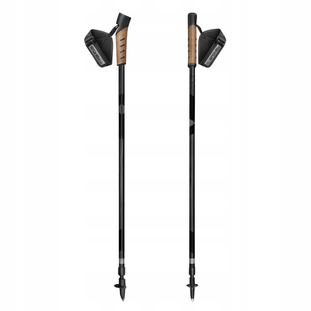 Kije Kijki Trekkingowe Do Chodzenia 105-135 cm Anti-Shock Spokey