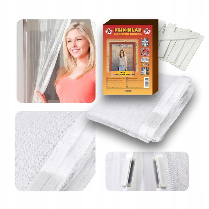 

Moskitiera Na Drzwi Balkonowe 110/120/130 x210/220