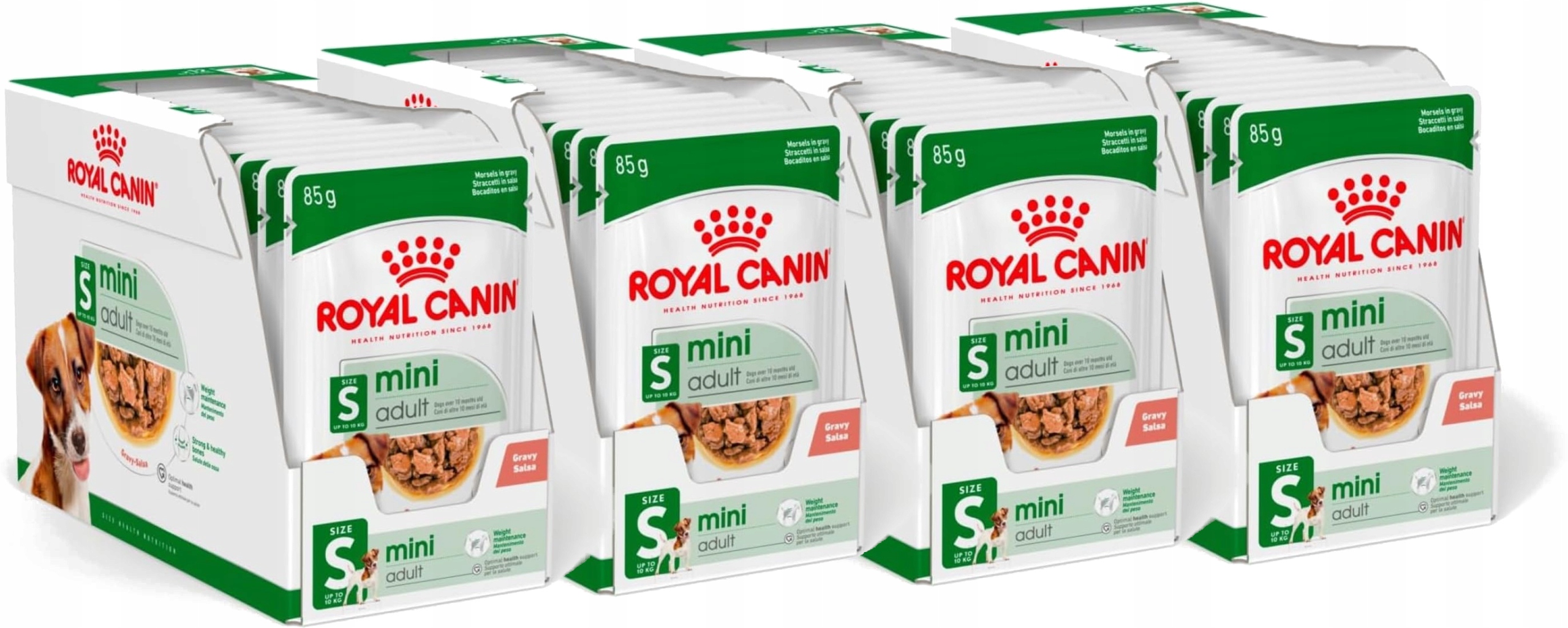 Royal Canin Mini Adult S Size Saszetki Pies Rasa Mała 48x85g