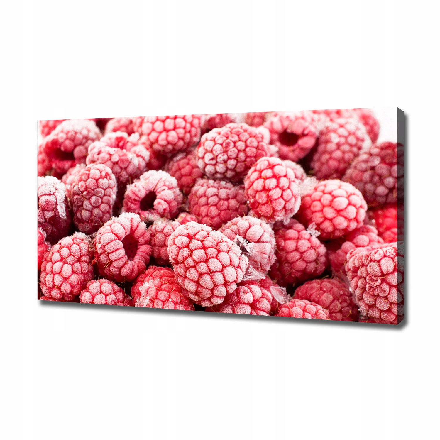 

Foto obraz na płótnie Zmrożone maliny 120x60 cm
