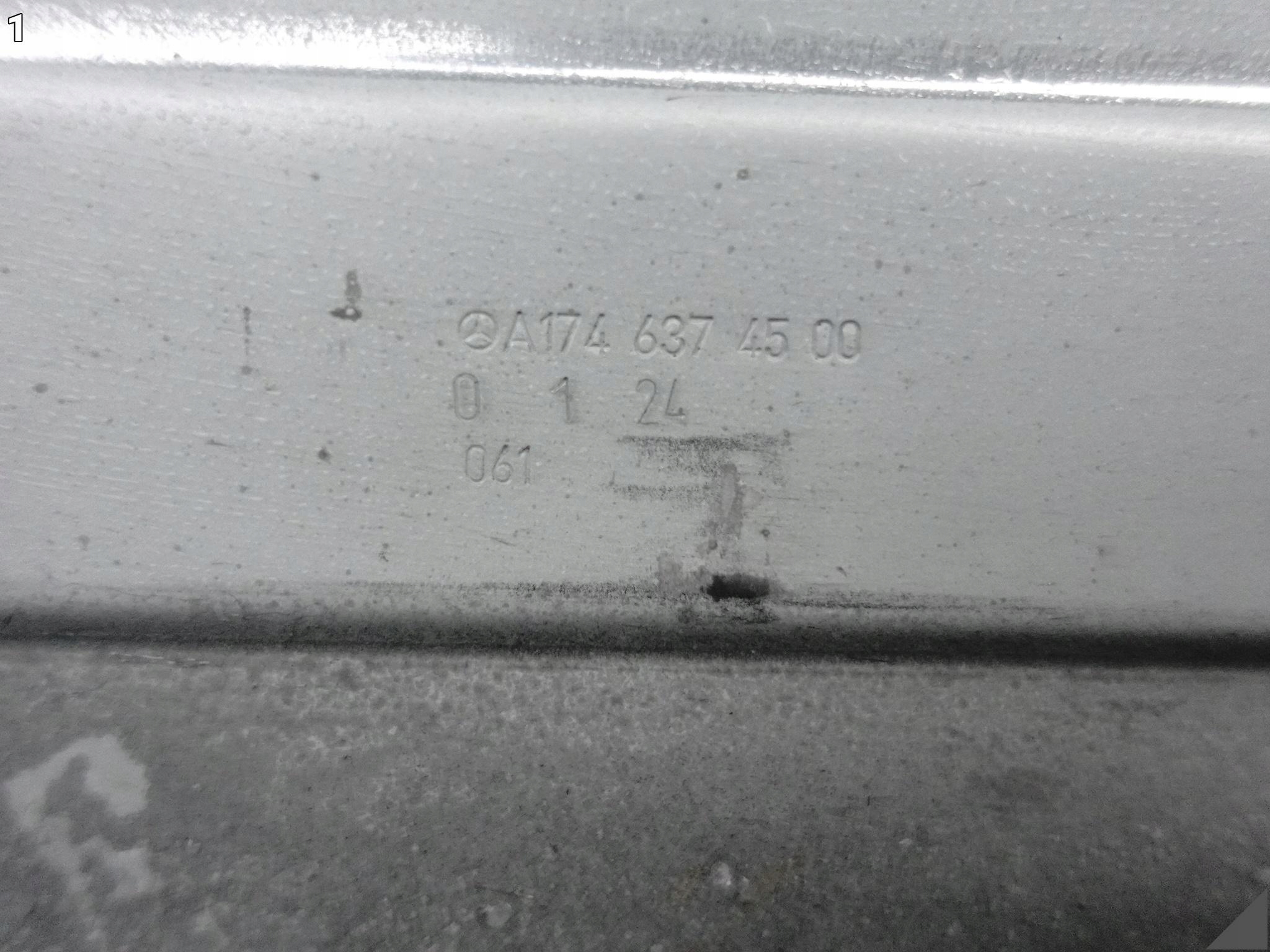 MERCEDES CLA C174 C178 25- COUPE pillar A roof side threshold left front
