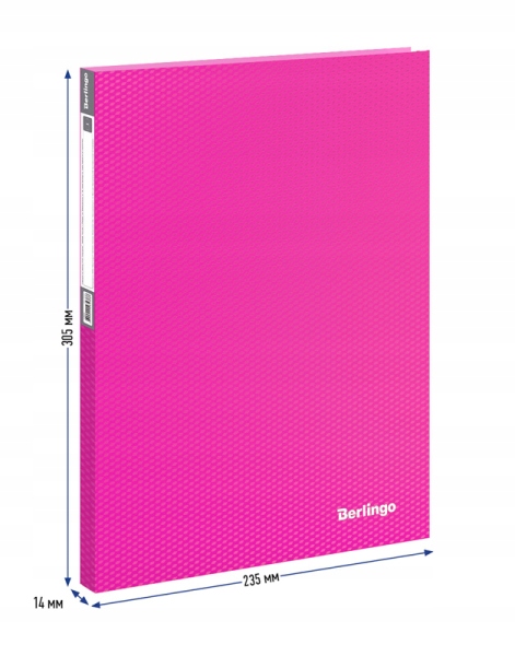 ALBUM OFERTOWY OFERTÓWKA RÓŻOWY 20 koszulek FORMAT A4 NEON BERLINGO Kod producenta 239885