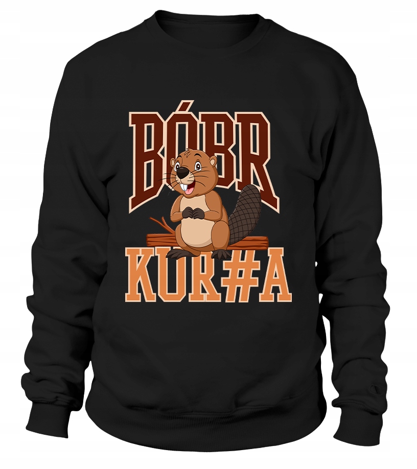 Pánská Mikina Bobr Kur#a M Černá Pro něj Chlapa Manžela Chlapa