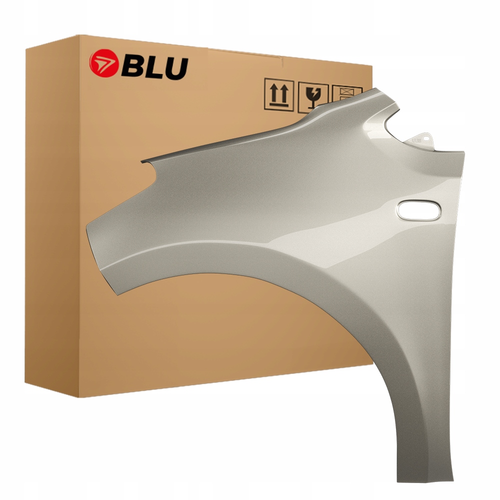 Blu Blatník Škoda Citigo LR7L levý stříbrný 12-19 přední SilverLeaf