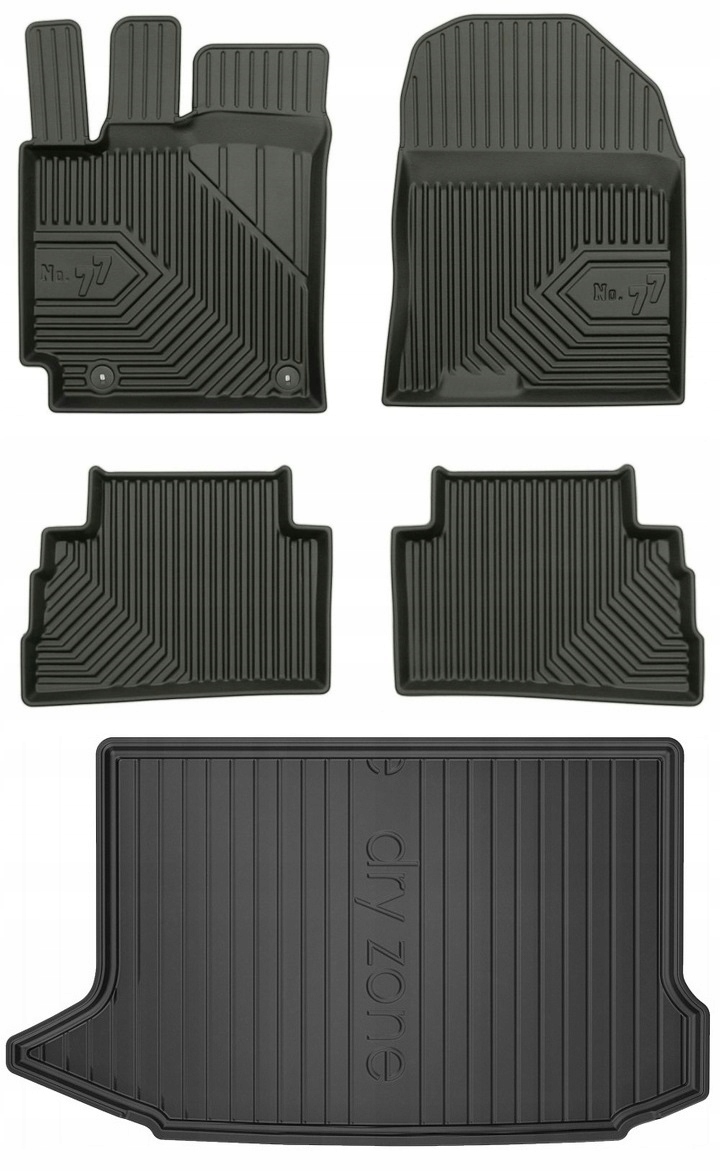 Set 77 Koberce a rohože Hyundai Kona 2017-2023 g