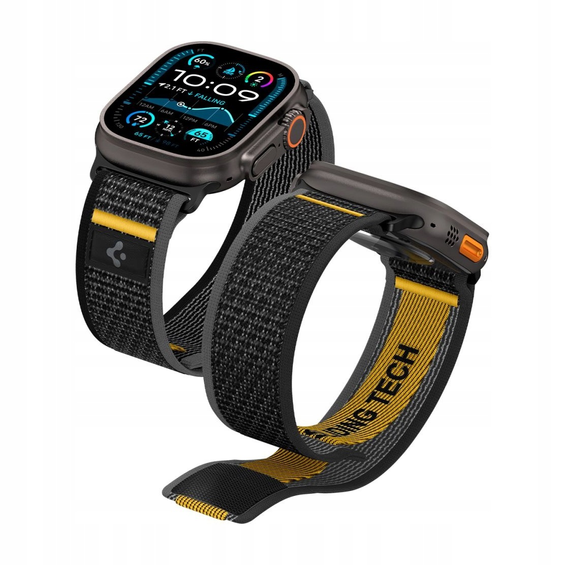 Pasek do Apple Watch 44 mm Spigen Athlex Air czarny