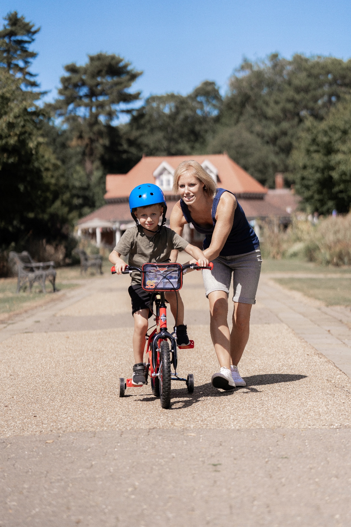 Rower dziecięcy Disney Cars Auta 14" czerwony Rozmiar ramy 14