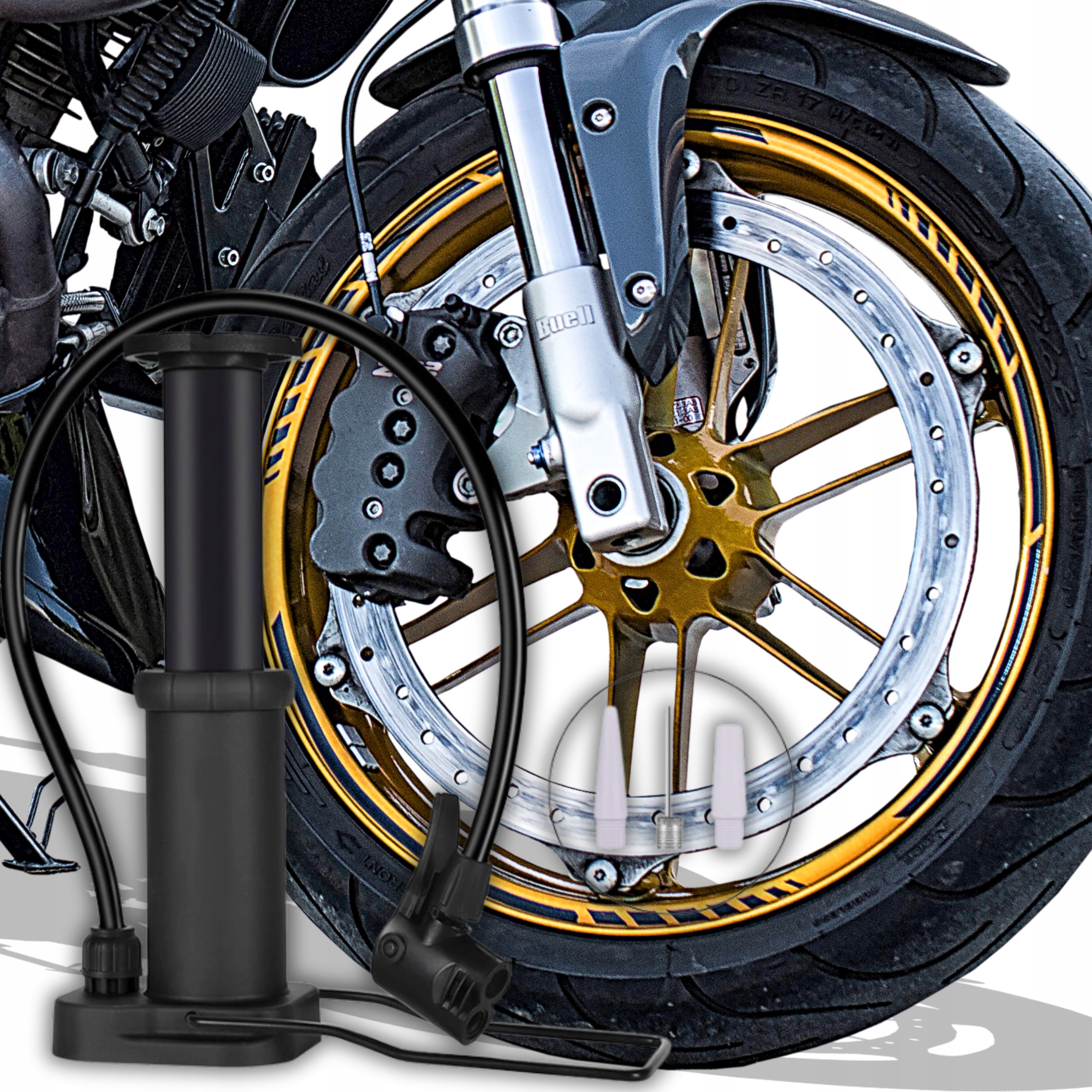 POMPKA ROWEROWA DO PIŁEK BASENU ROWERU MATERACA Z WĘŻYKIEM RĘCZNA +KOŃCÓWKI Rodzaj podłogowa