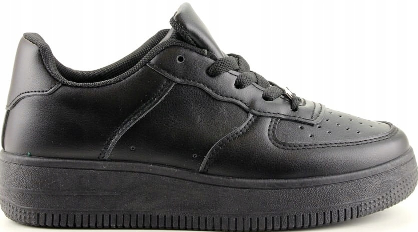 CZARNE SNEAKERSY BUTY SPORTOWE DAMSKIE MODNE 39