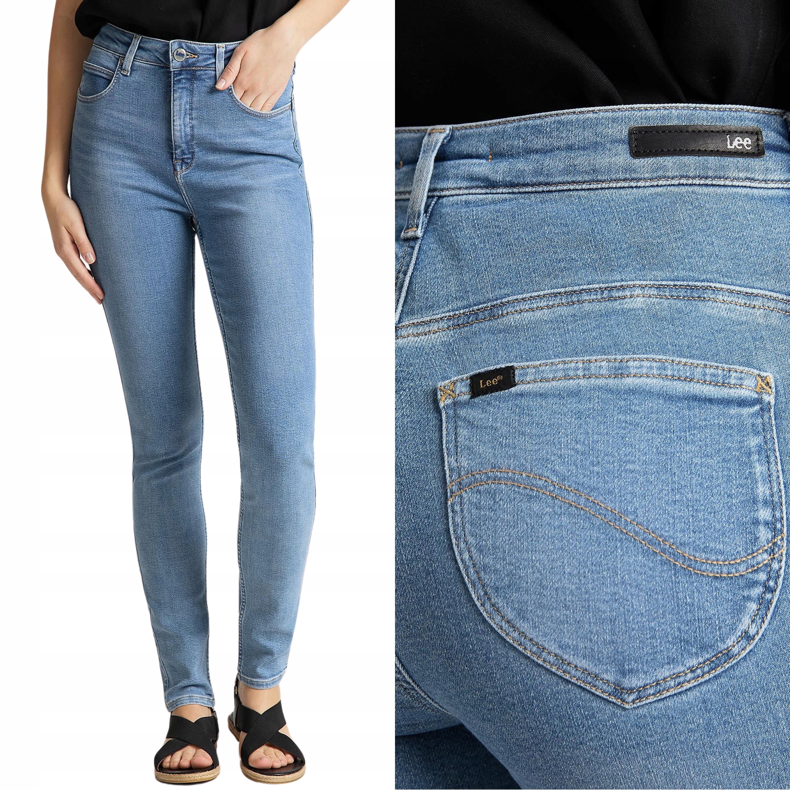 Lee skinny kalhoty Scarlett Ultra High Bo W28 L31