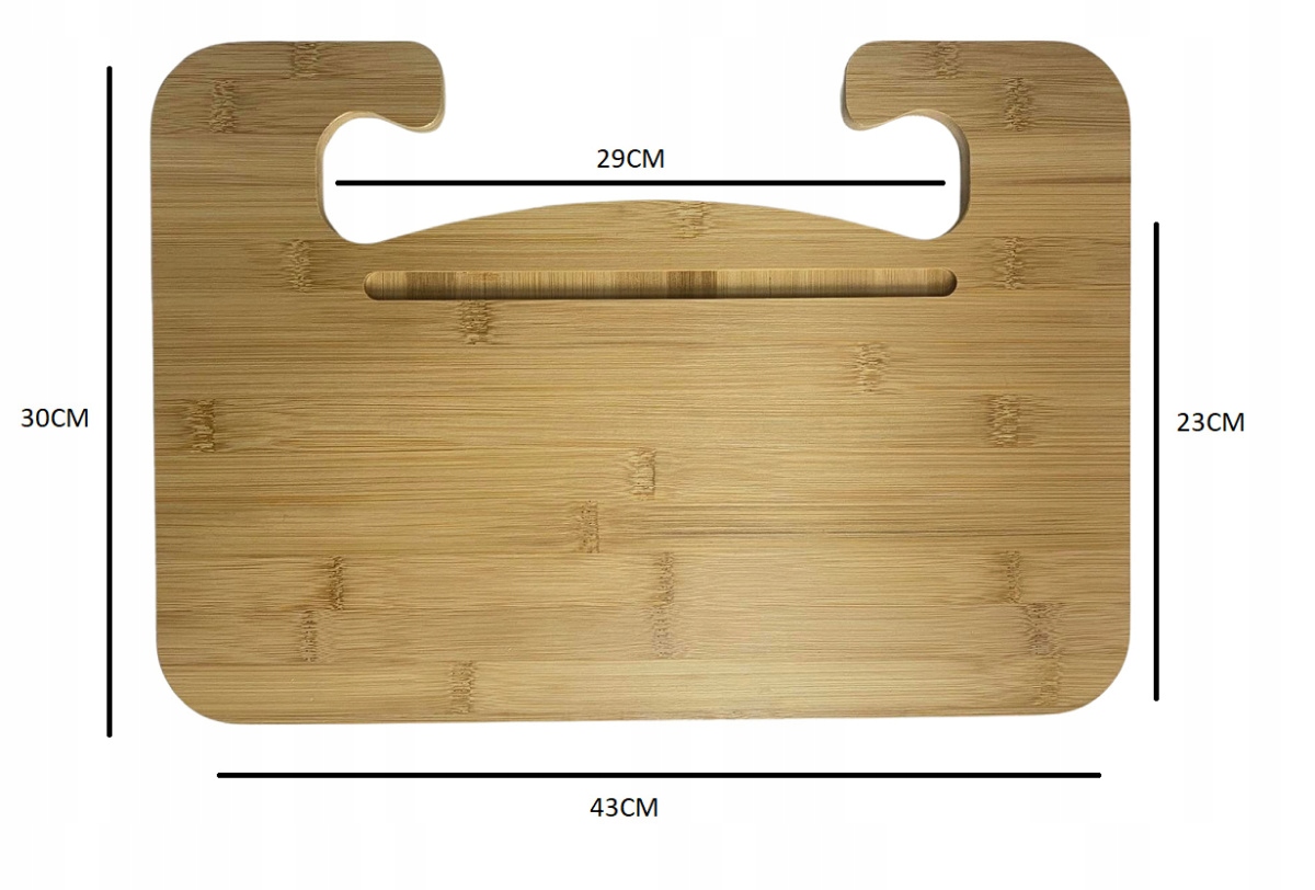Deska na kierownicę podstawka bambusowa BASENOR do Tesla Model 3 Y S X Rodzaj na kubki