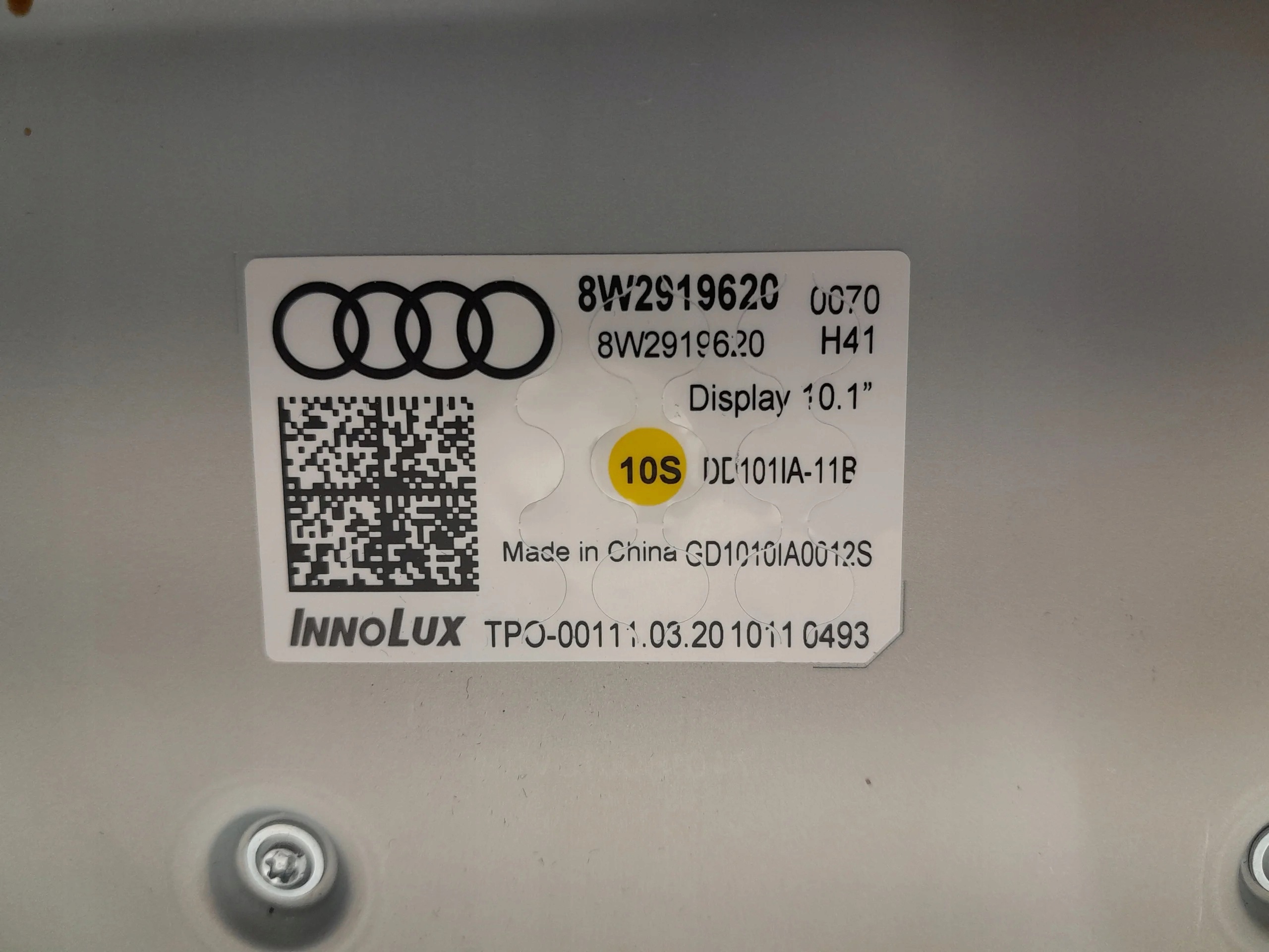 AUDI A4 B9 LIFT EKRAN display CENTRALNY navigation 8W2919620