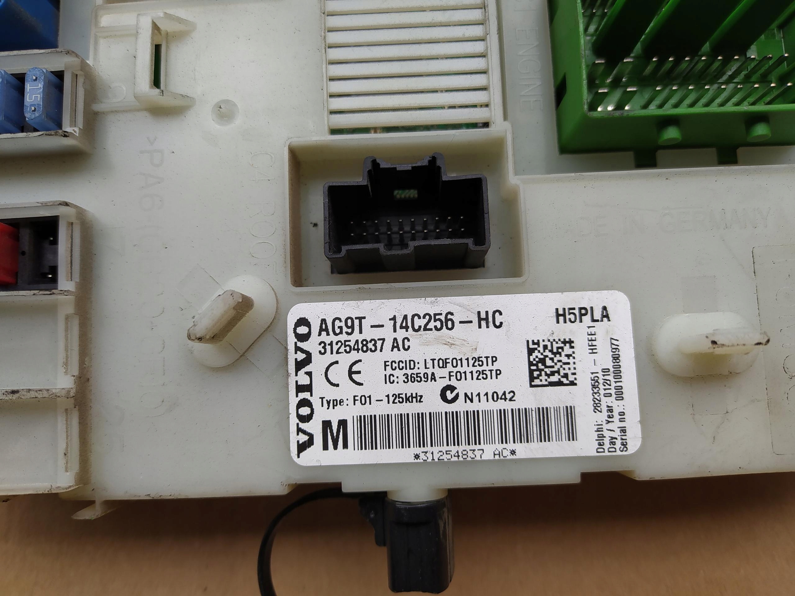 блок модуль volvo oe 31254837