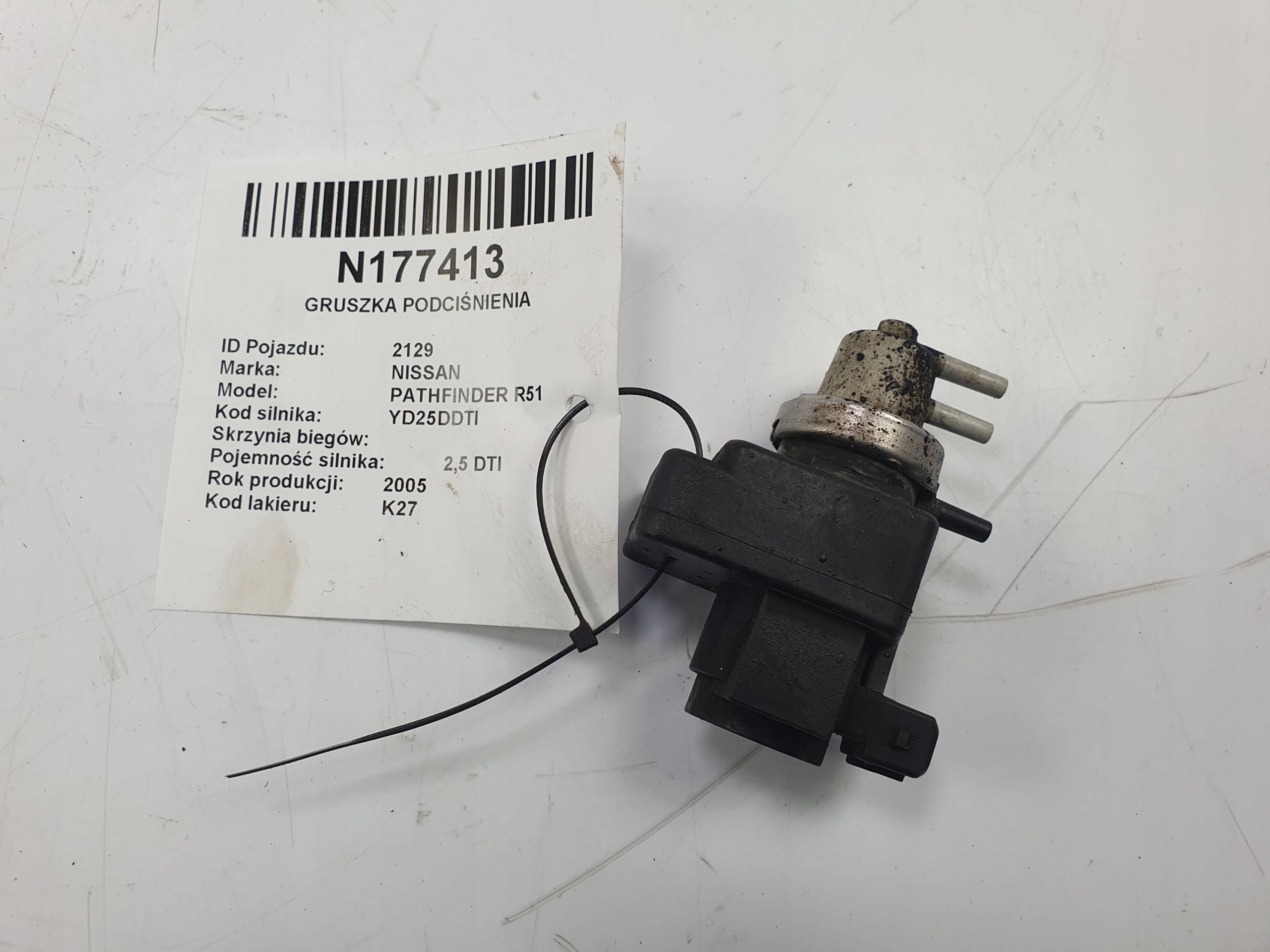 GRUSZKA PODCISNIENIA NISSAN PATHFINDER R51