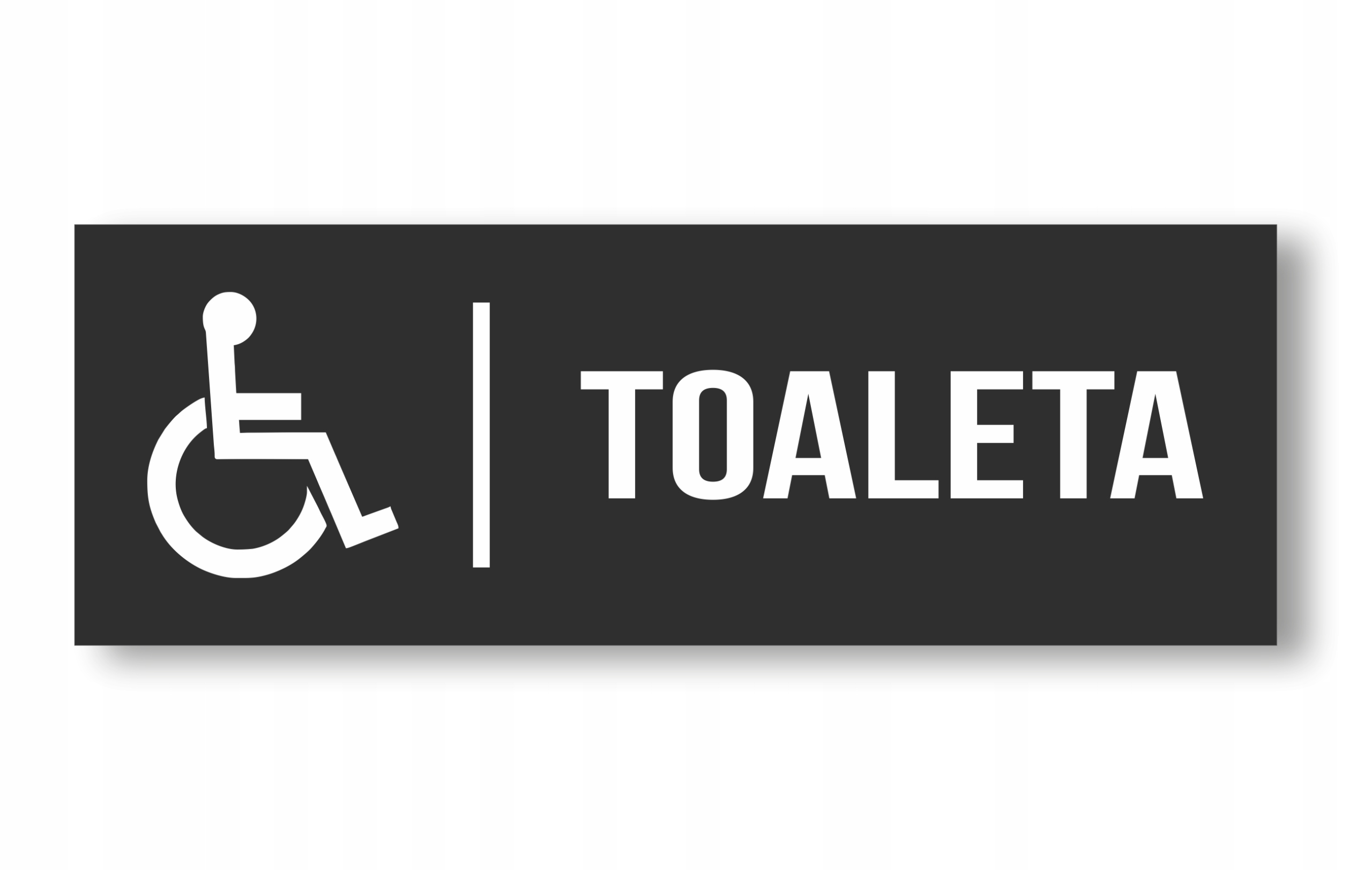 

Tabliczka Toaleta Inwalida 20x7cm Pcv 3mm Uv