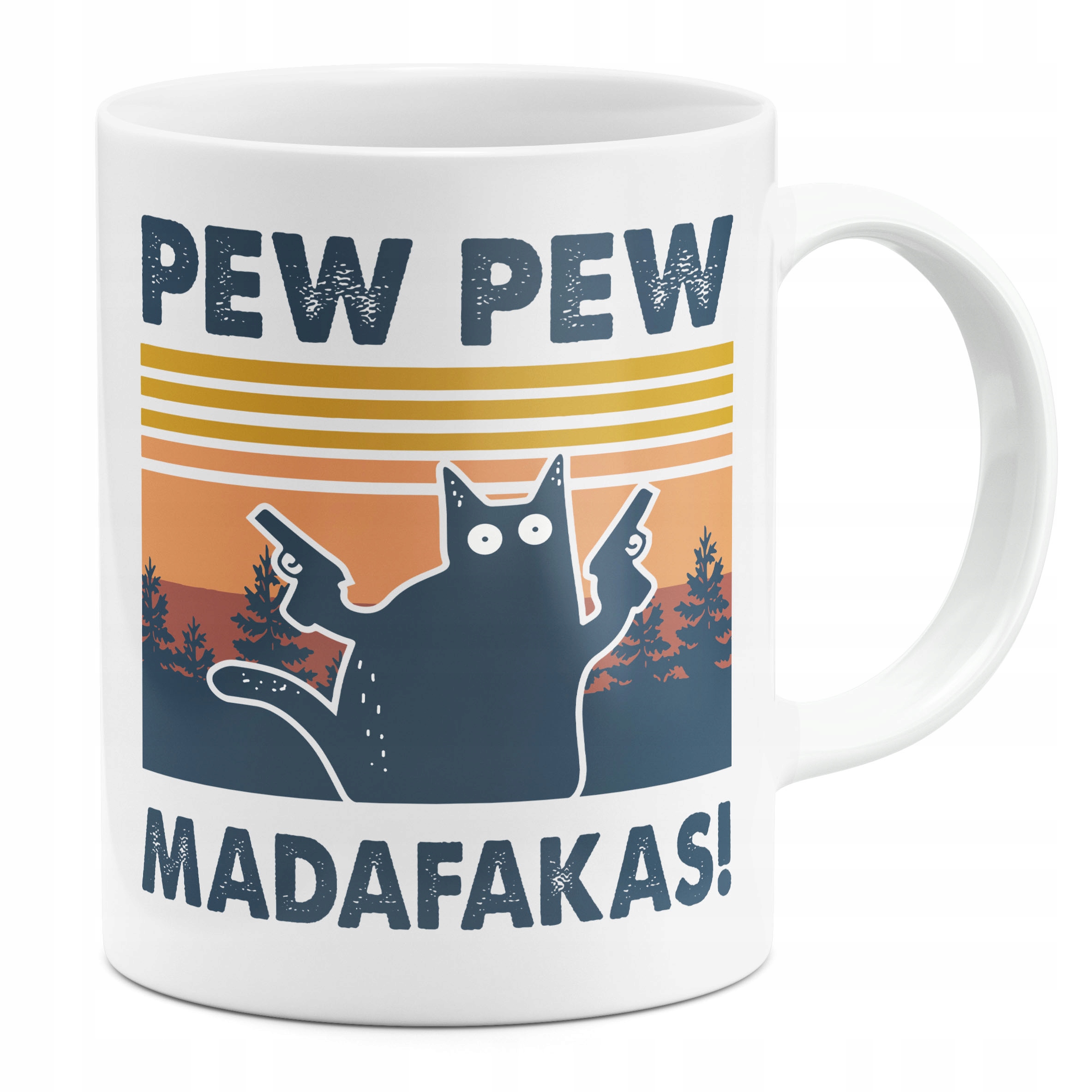 

Kubek Pew Pew Madafakas Dla Kociary Kot Cat