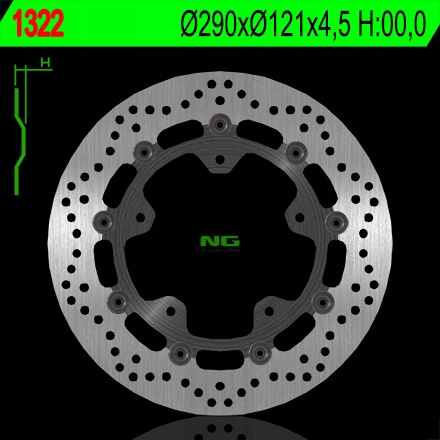 Ng Brzdový Kotúč Predný Suzuki Gsf 650 '06 Abs, Sv 650X/ABS 18-19