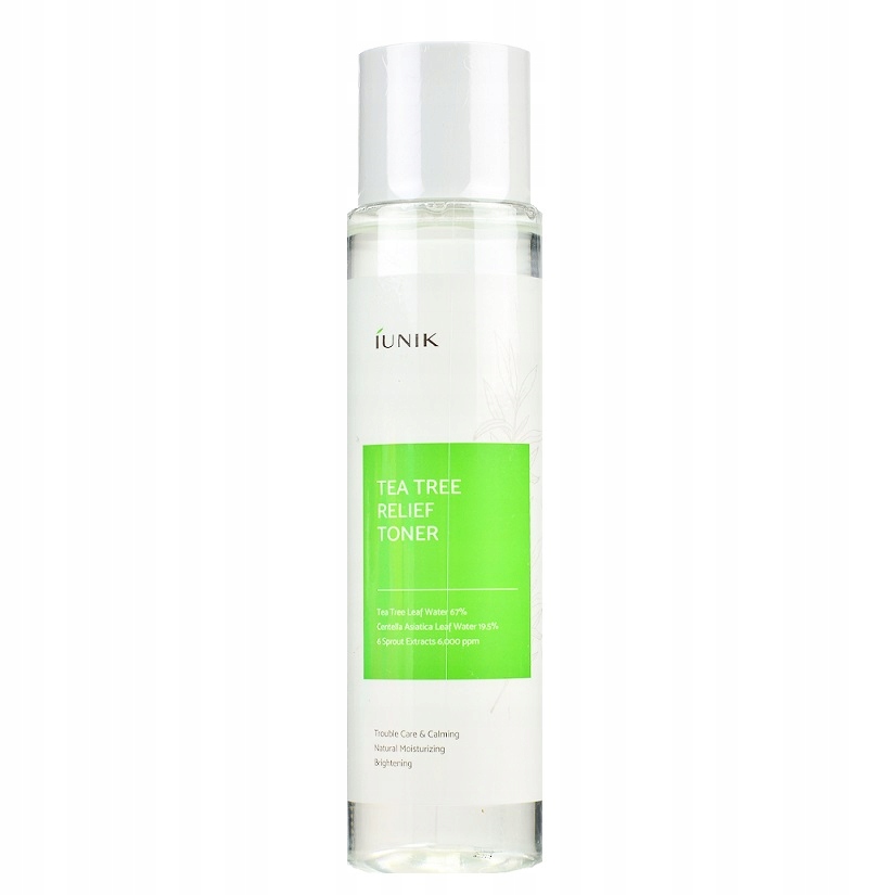 iUNIK – Tea Tree Relief Toner – Zklidňující pleťové tonikum, 200 Ml