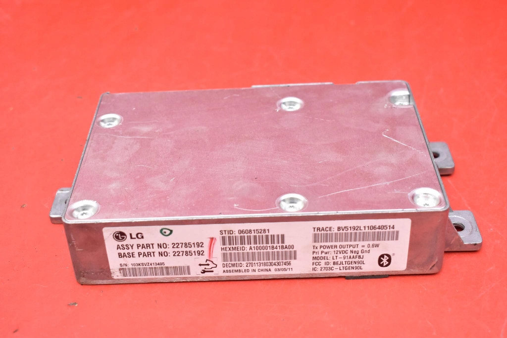 control unit module BLUETOOTH 22785192 CHEVROLET EQUINOX 2 II 10-15