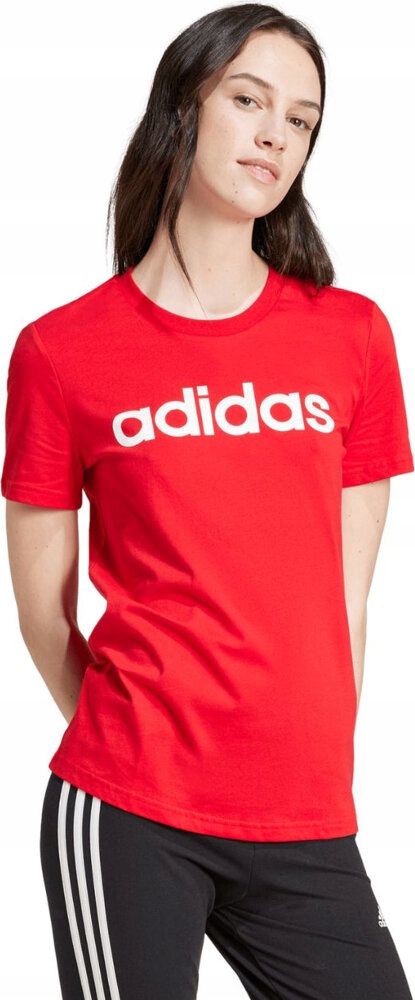 Tričko Adidas Loungewear Essentials Slim Logo Tee Červená vel. S