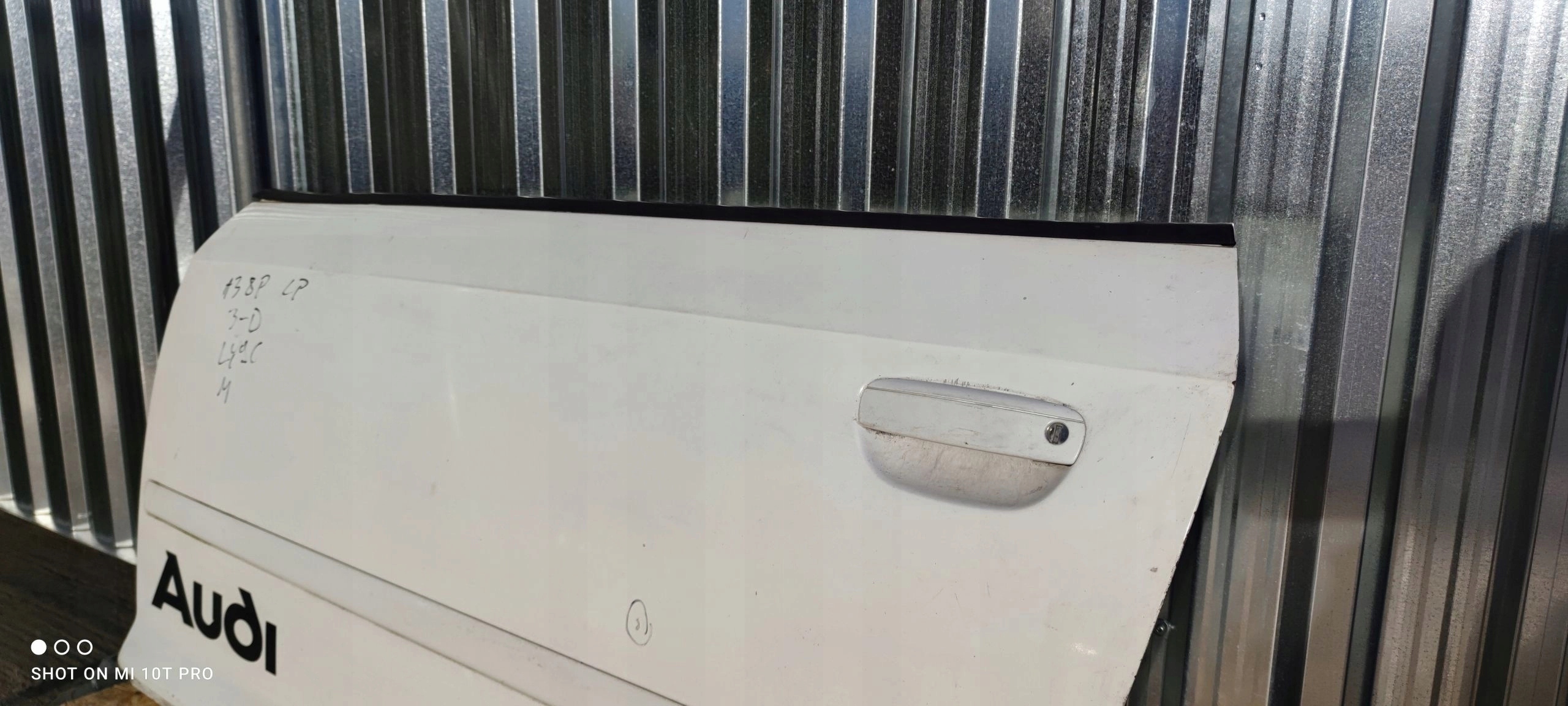 door left front AUDI A3 8P LIFT LY9C 3-door