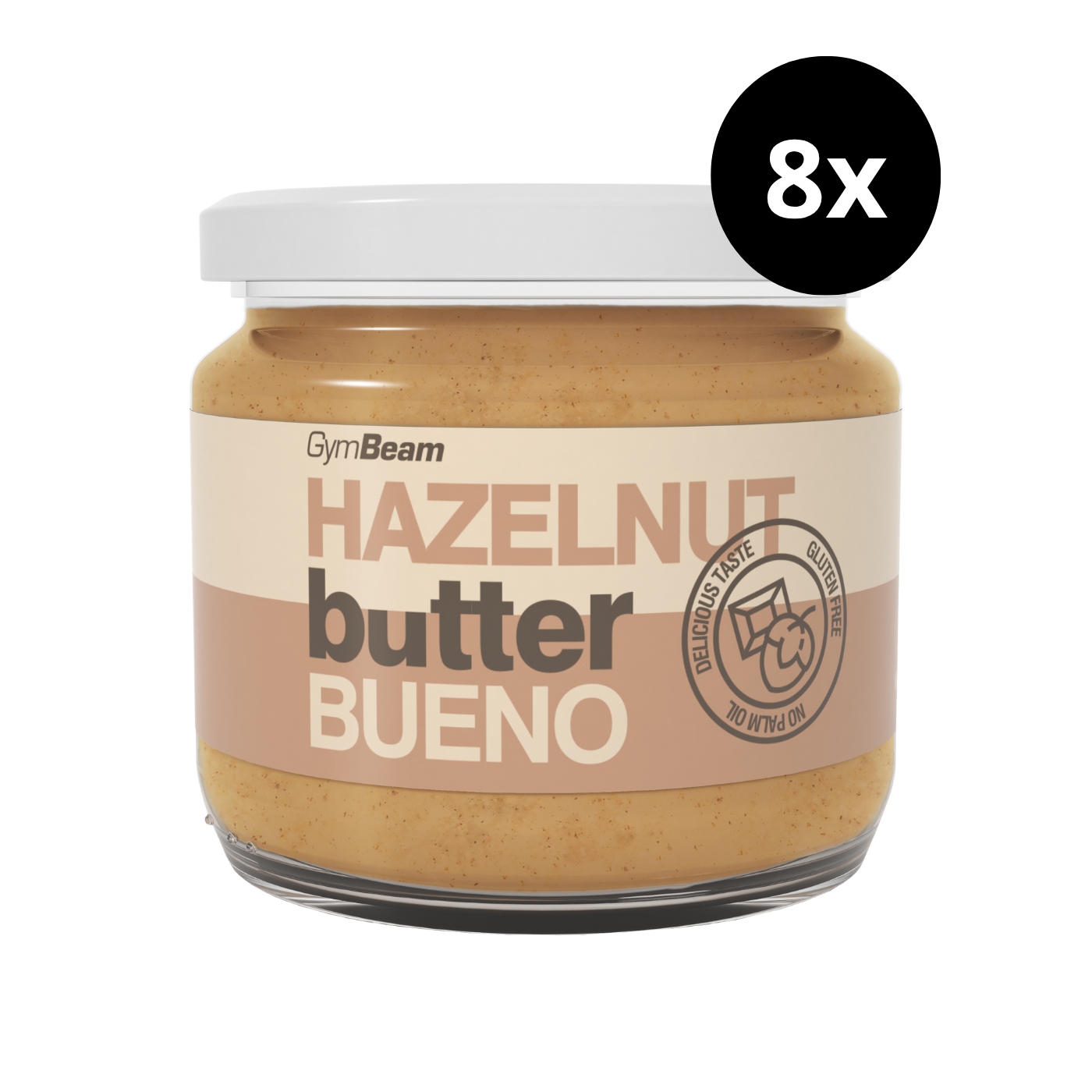 Lískooříškový krém s bílou čokoládou Hazelnut Bueno 8x340g GymBeam