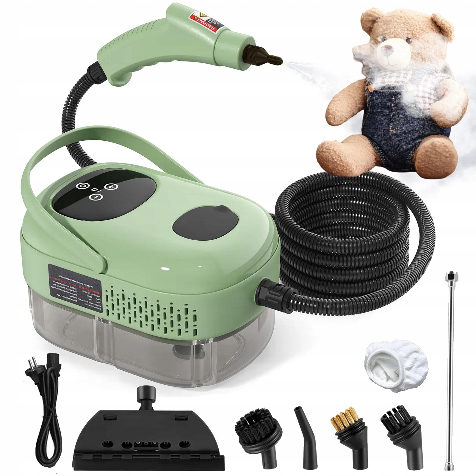 Parní Čistič Napařovač Oken 3BAR Regulace Sada