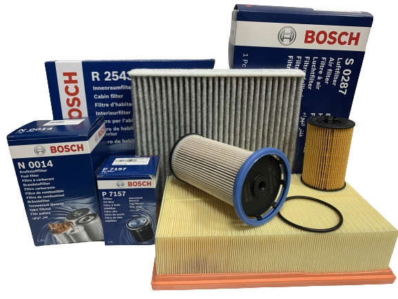 ZESTAW FILTRÓW BOSCH VW PASSAT B8 GOLF VII TOURAN